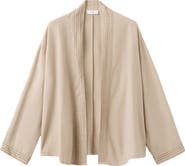 MANGO TEEN Bead Detail Open Jacket