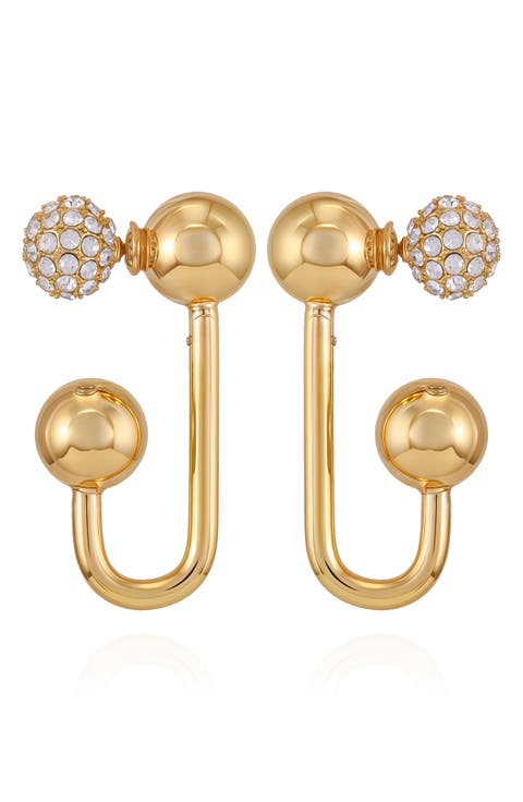 Crystal Front/Back Earrings