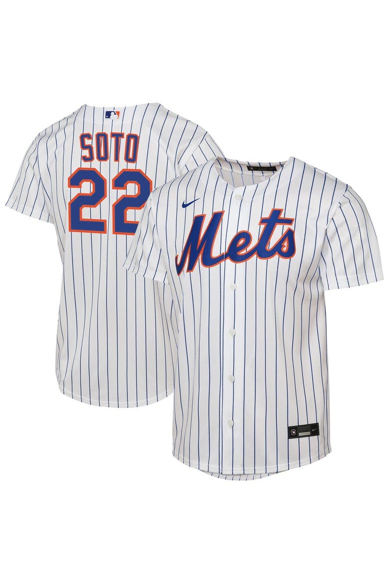 Youth Nike Juan Soto White New York Mets Home Replica Jersey, Alternate, color, White
