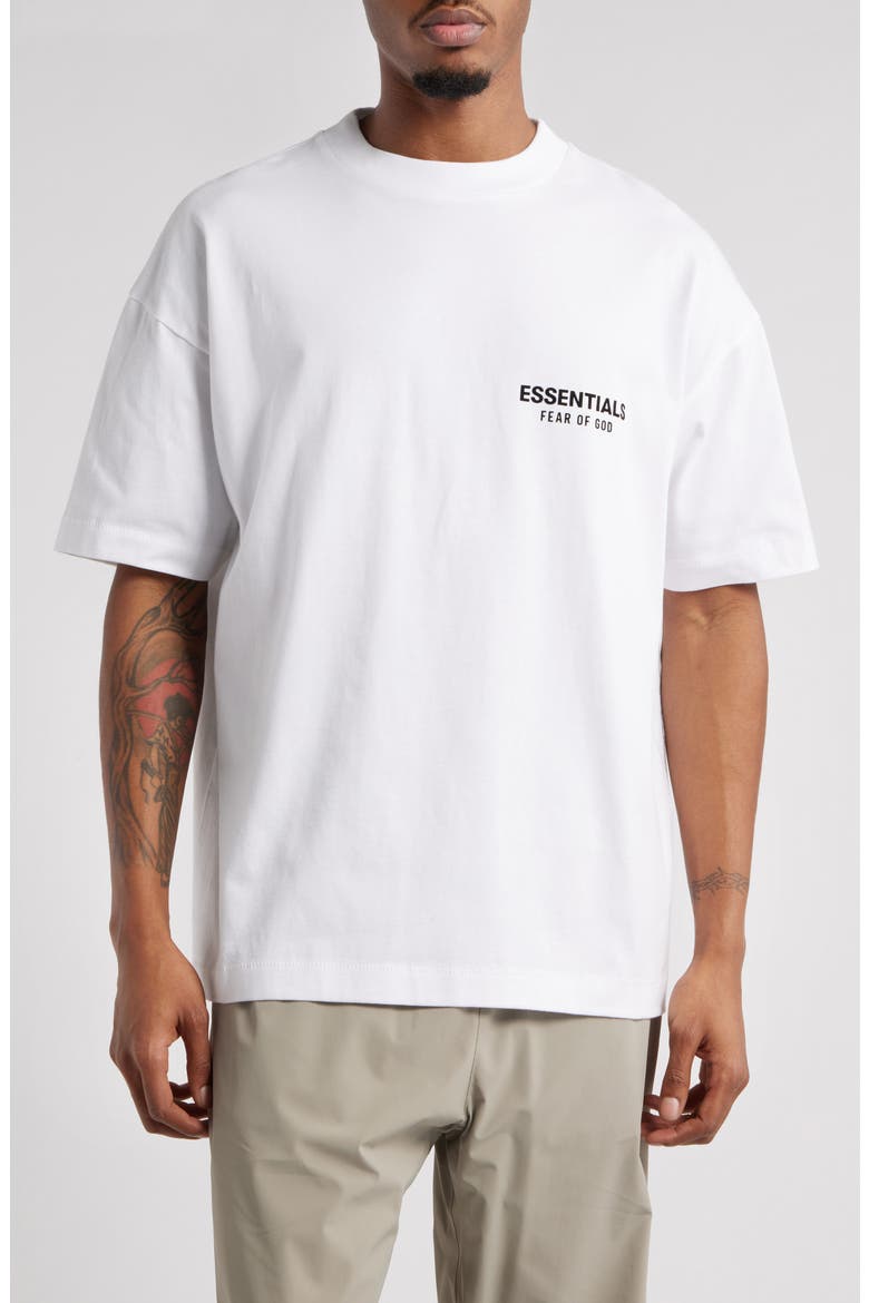Classic Fit Logo T-Shirt, Alternate, color, BRIGHT WHITE