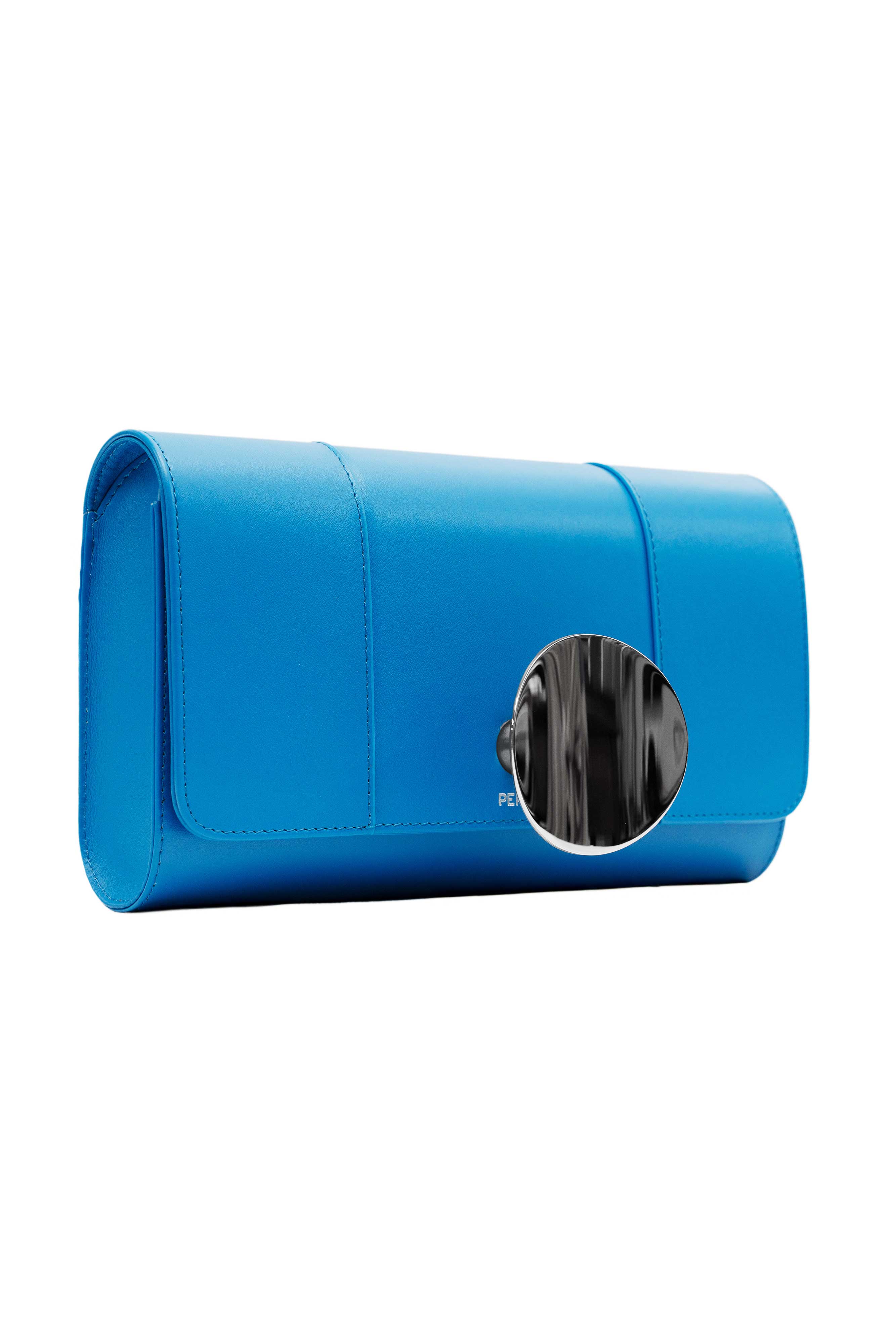PERRIN PARIS Le Disque Clutch Azur, Alternate, color, Azur