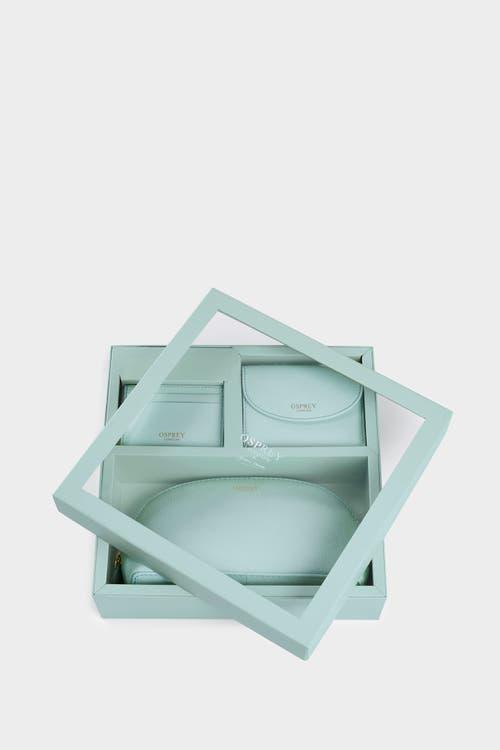 Osprey London The Tilly Leather Weekend Gift Set In White