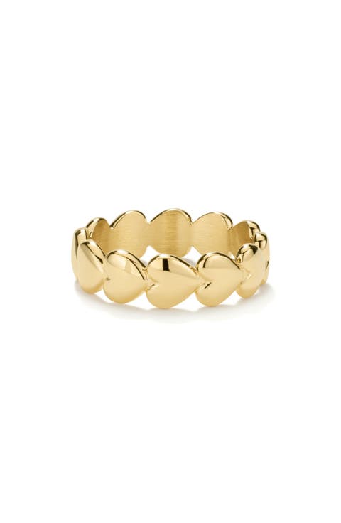 Mini Hearts Stacking Ring