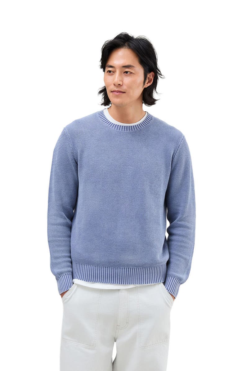 Richer Poorer The Dune Open Knit Sweater, Main, color, Vintage Indigo
