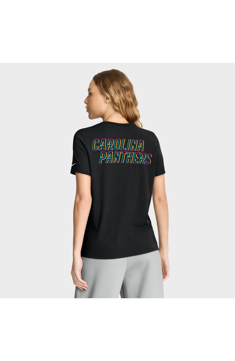 Nike Women's Nike Black Carolina Panthers 2025 NFL Crucial Catch Tri-Blend Dri-FIT T-Shirt, Alternate, color, Black