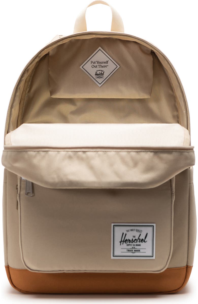 Herschel Supply Co. Pop Quiz Recycled Polyester Backpack, Alternate, color, Eucalyptus/Whitecap Gray