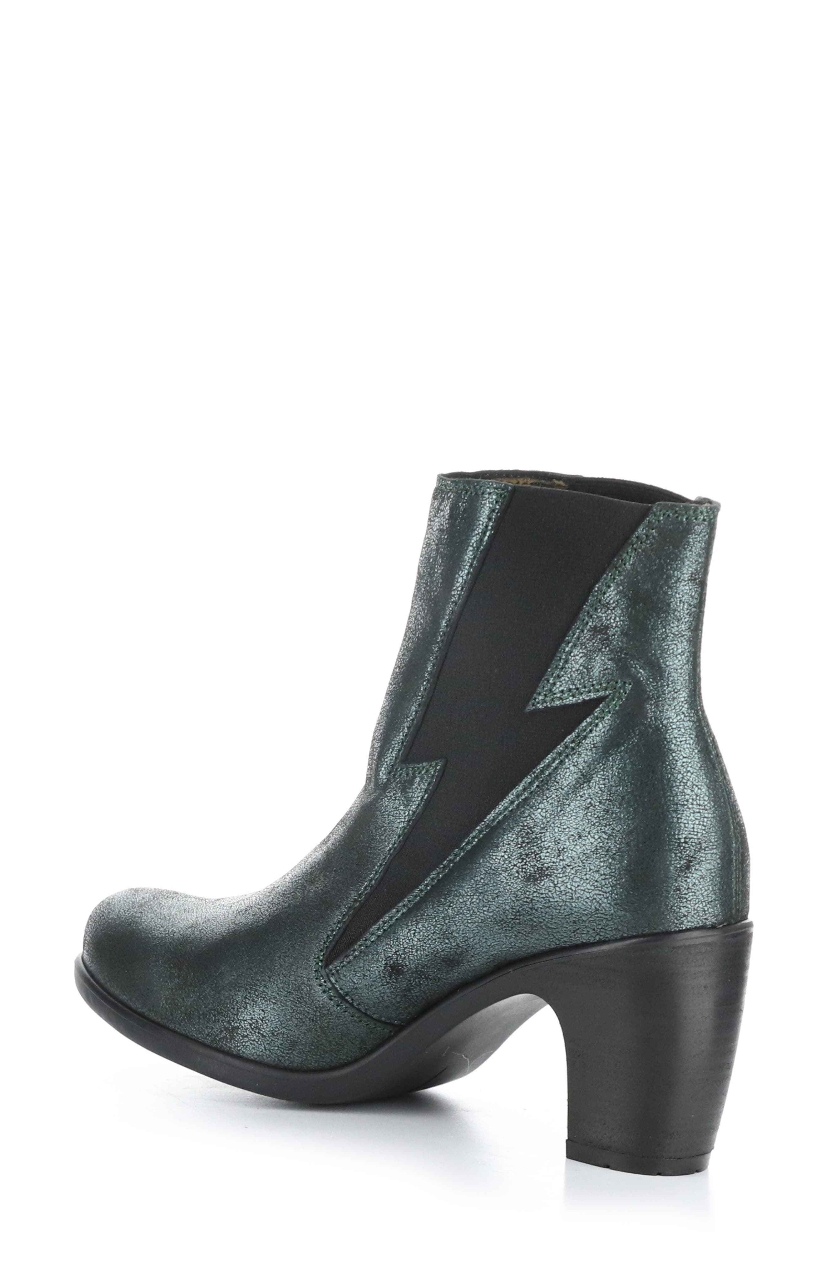 Fly London Kimi Chelsea Boot, Alternate, color, 002 Dark Green Anya