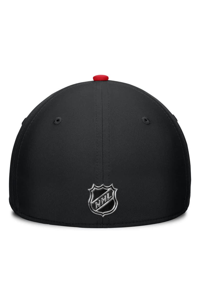 FANATICS Men's Fanatics Black/Red New Jersey Devils Authentic Pro Rink Flex Hat, Alternate, color, 