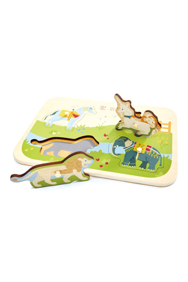 x The Met Majestic Animals Peg Puzzle, Alternate, color, MULTIPLECOLOR