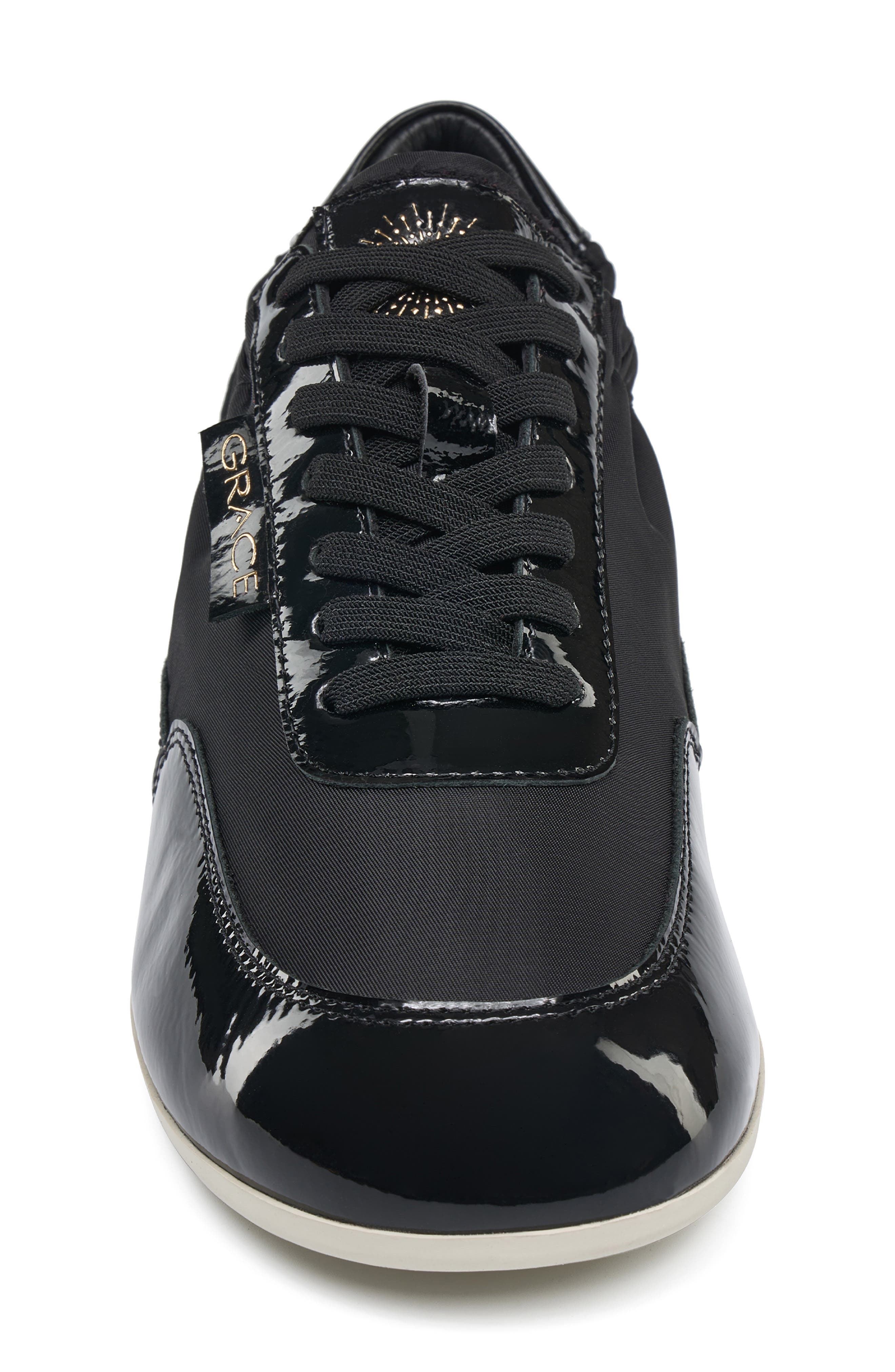 Pamela Sneaker, Alternate, color, BLACK