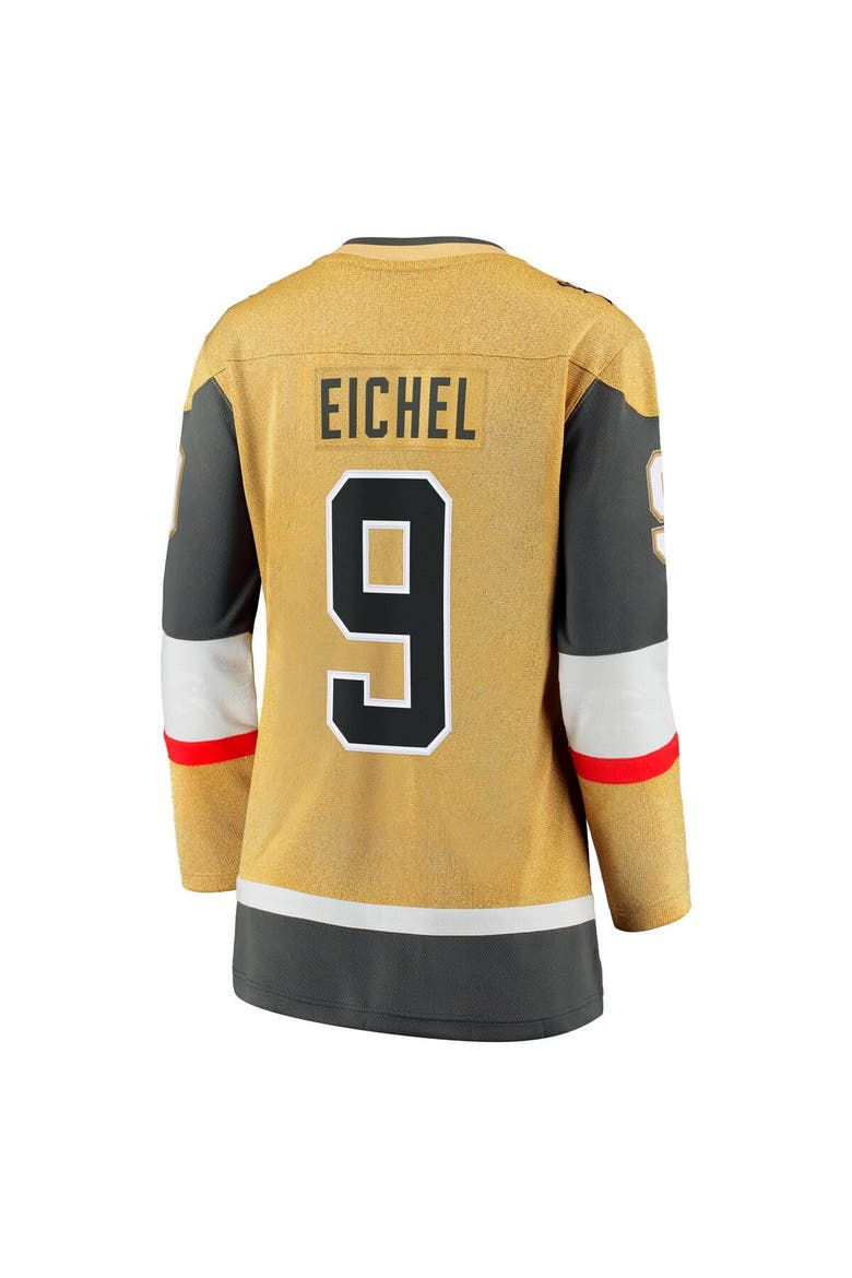 Women's Fanatics Jack Eichel Gold Vegas Golden Knights Home Breakaway Player Jersey, Alternate, color, Gold