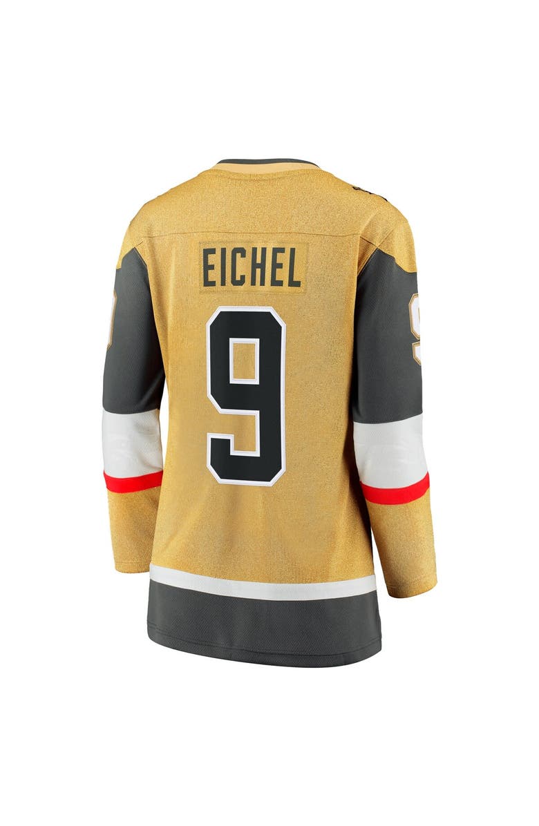 FANATICS Women's Fanatics Jack Eichel Gold Vegas Golden Knights Home Breakaway Player Jersey, Alternate, color, Gold