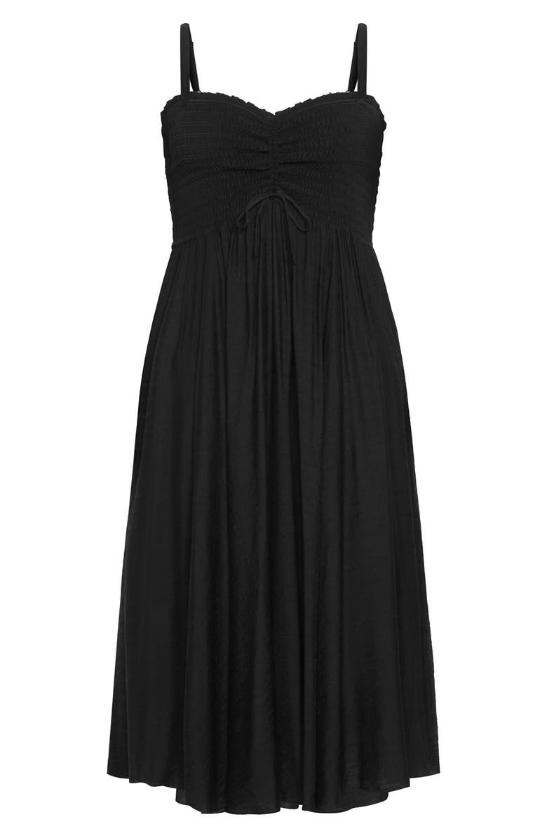 City Chic Maui Maxi Dress, Alternate, color, Black