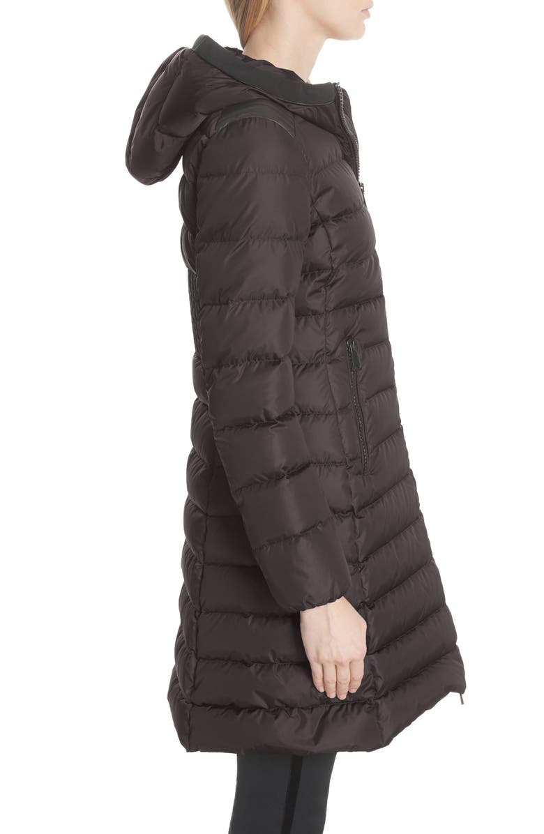 Moncler Taleve Hooded Quilted Down Coat, Alternate, color, 