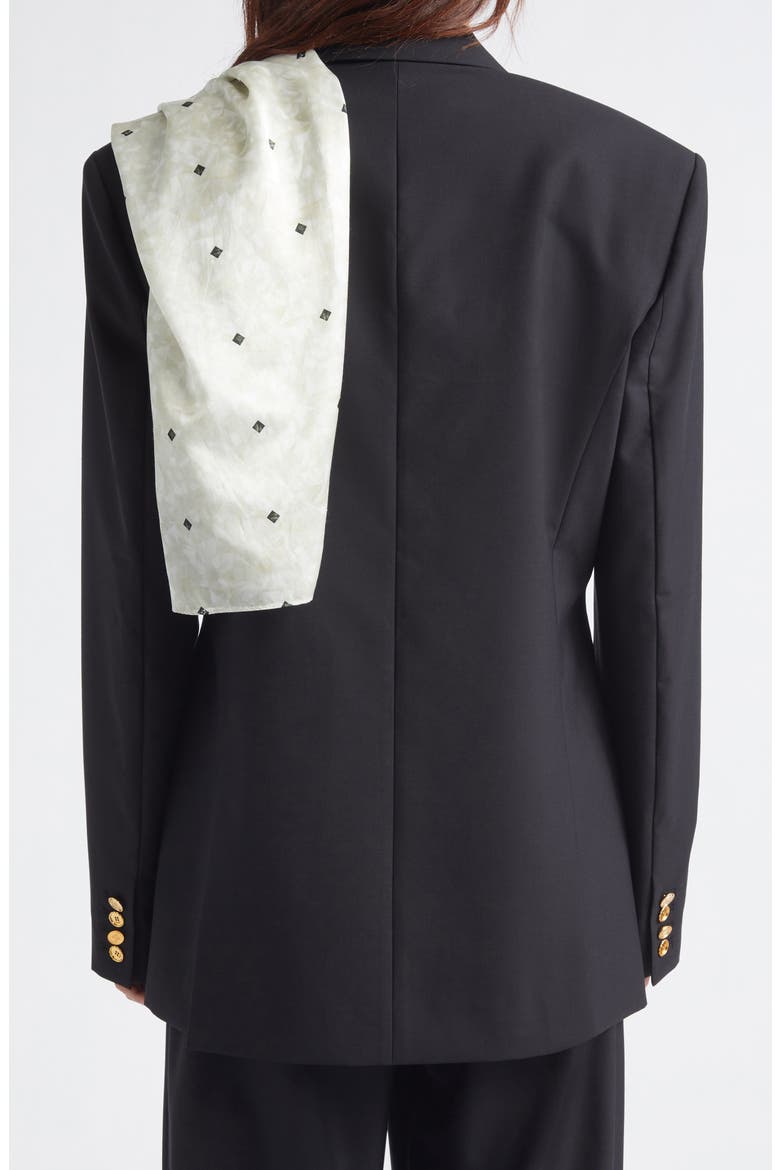 Blend Scarf Double Jacket, Alternate, color, BLACK