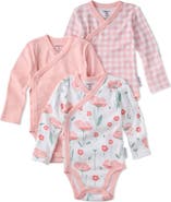 BUTTERBLU Sterling Side Snap Organic Cotton Assorted 3-Pack Bodysuits