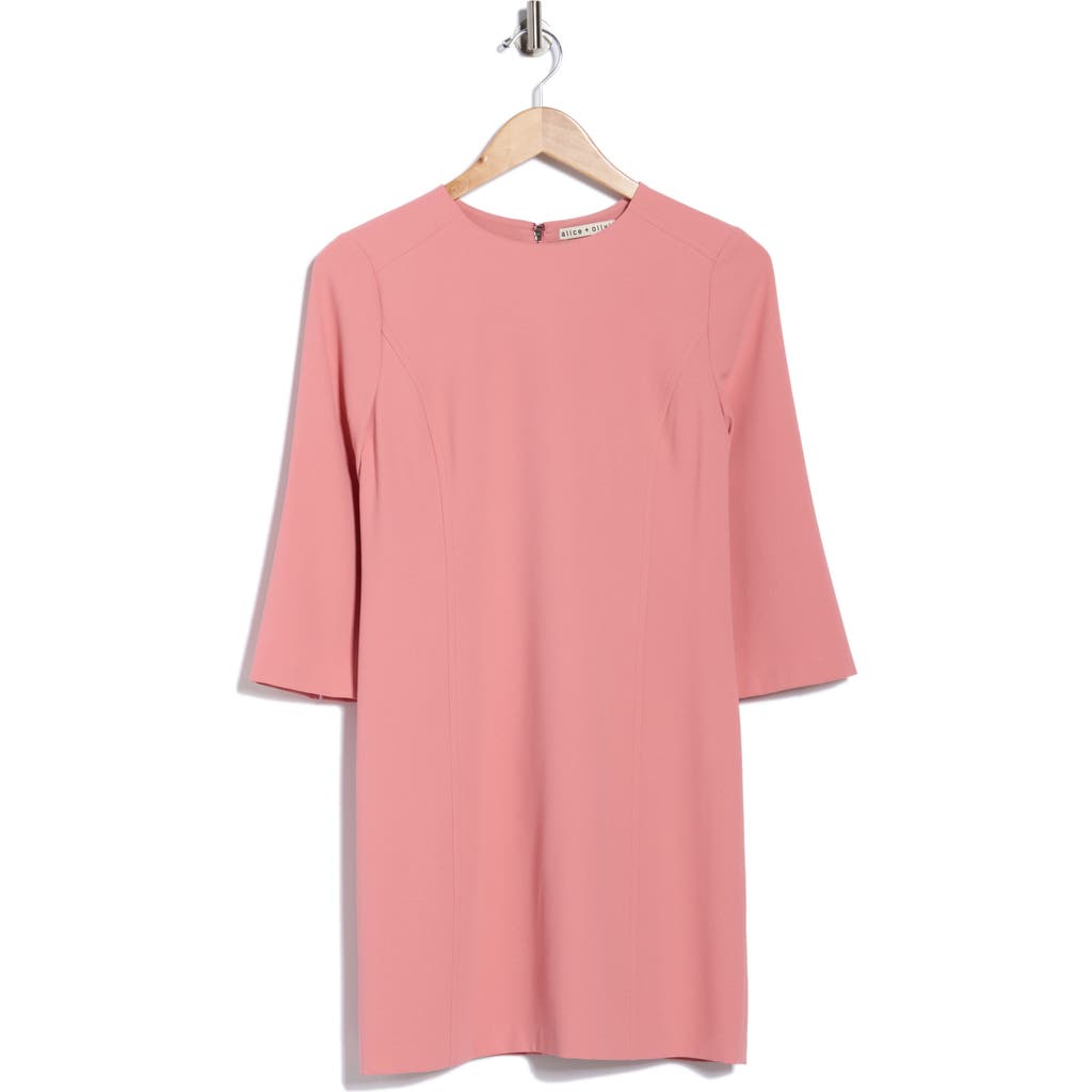 Alice And Olivia Alice + Olivia Gem Shift Dress In Pink
