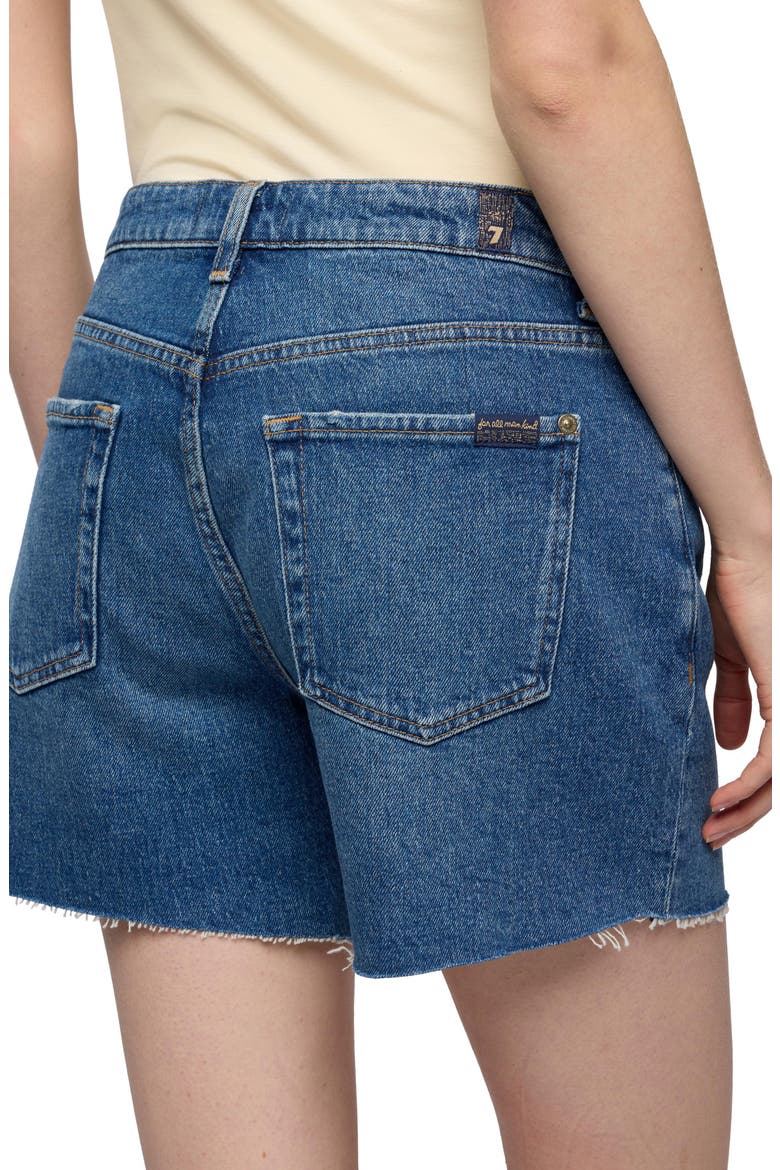 Monroe Long Denim Shorts, Alternate, color, EXPLORER