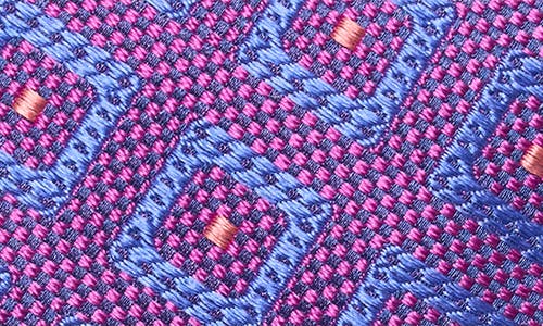 Ted Baker London Consort Diamond Print Silk Blend Tie In Pink