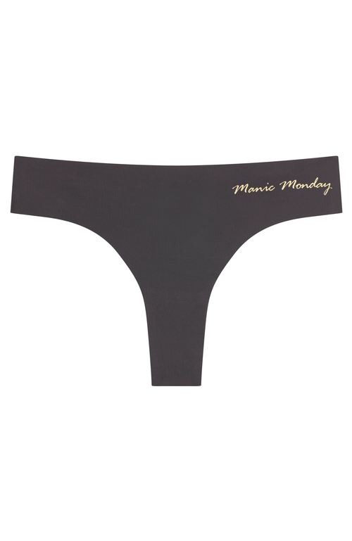 UWILA WARRIOR UWILA WARRIOR SOFT SEAMLESS DAYS OF THE WEEK THONG 