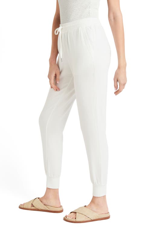 Splendid Supersoft Jogger Pants In White