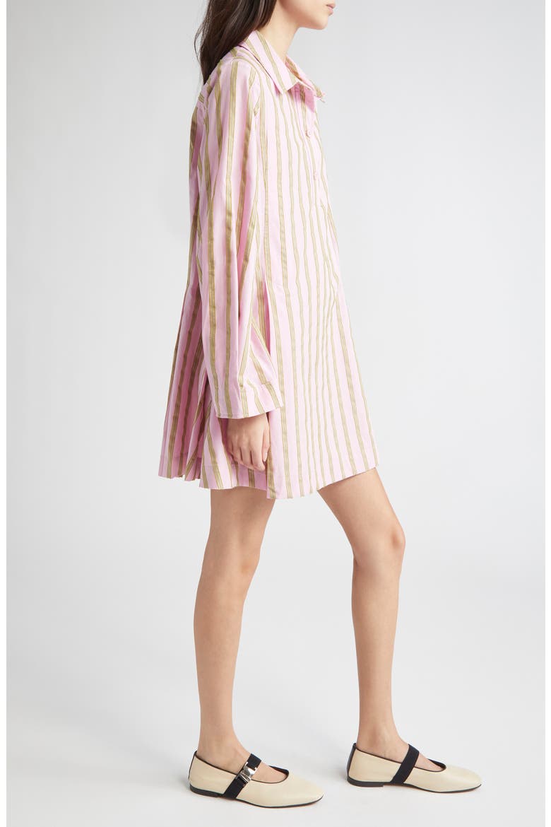 Jacquard Tunic Shirt, Alternate, color, WALLPAPER STRIPES