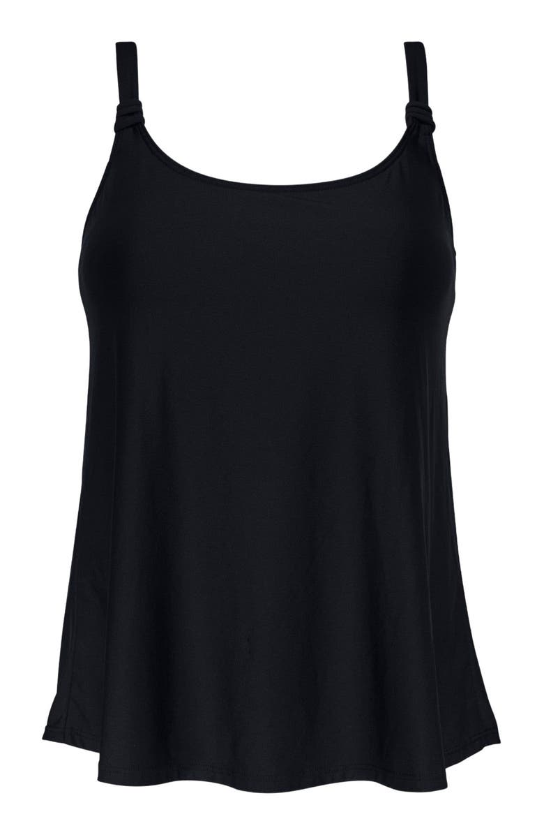 Sunsets Escape Jenna Tankini Swimsuit Top, Alternate, color, Black