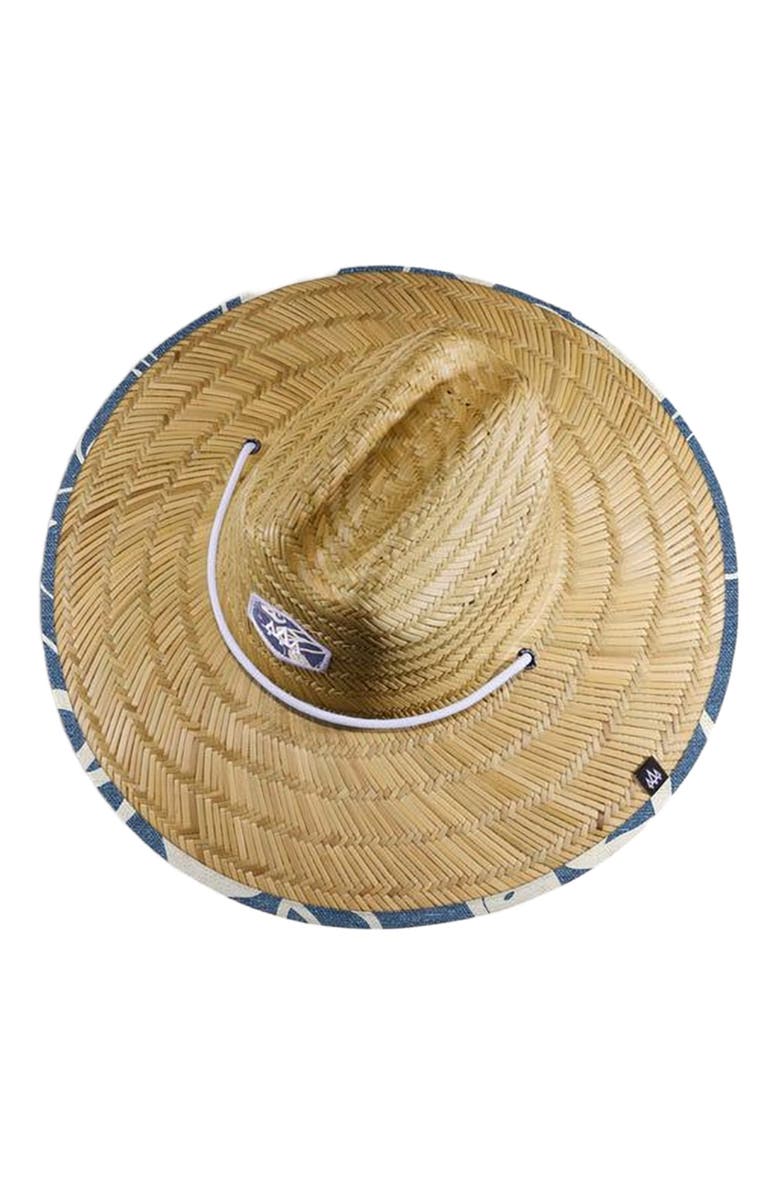 Hemlock Harvey Straw Lifeguard Hat, Alternate, color, Smiley Faces