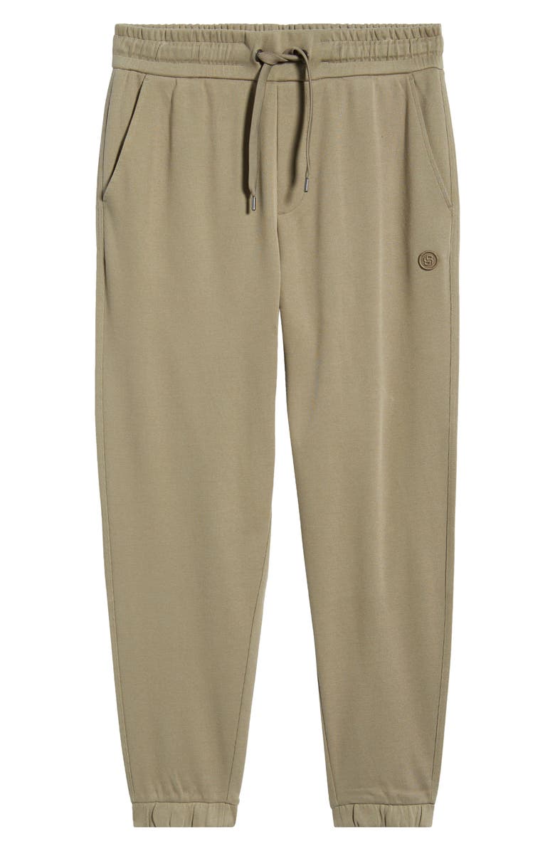 BOSS Locsin Cotton Joggers, Main, color, Open Brown