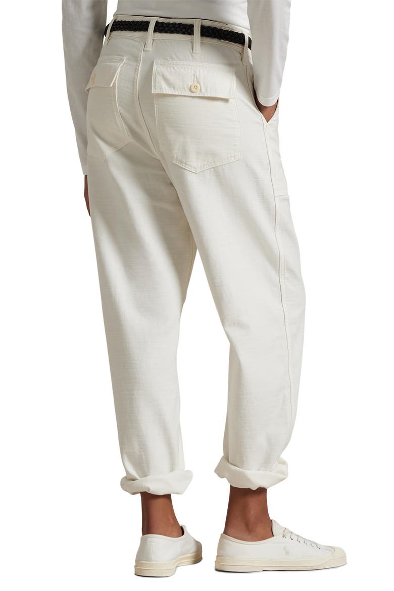 Ricky Cotton Sateen Utility Pants, Alternate, color, ECRU