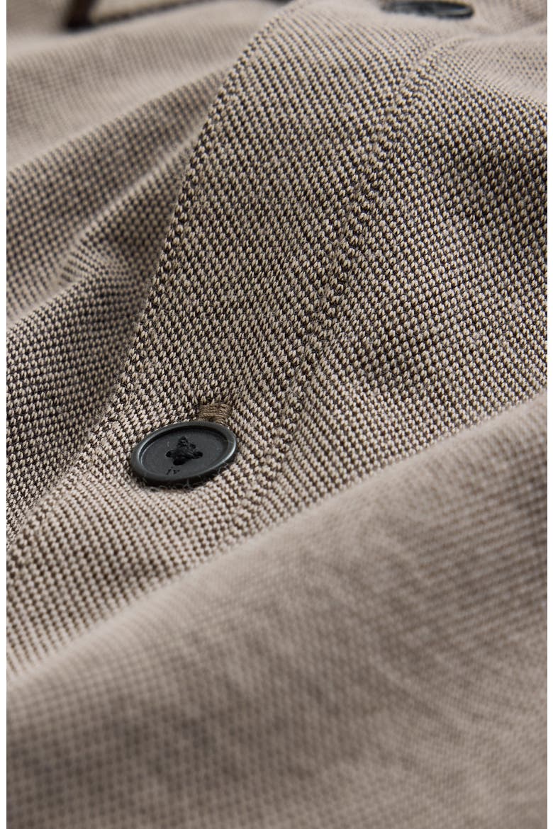 Drewce Bird's Eye Button-Up Shirt, Alternate, color, TWIG