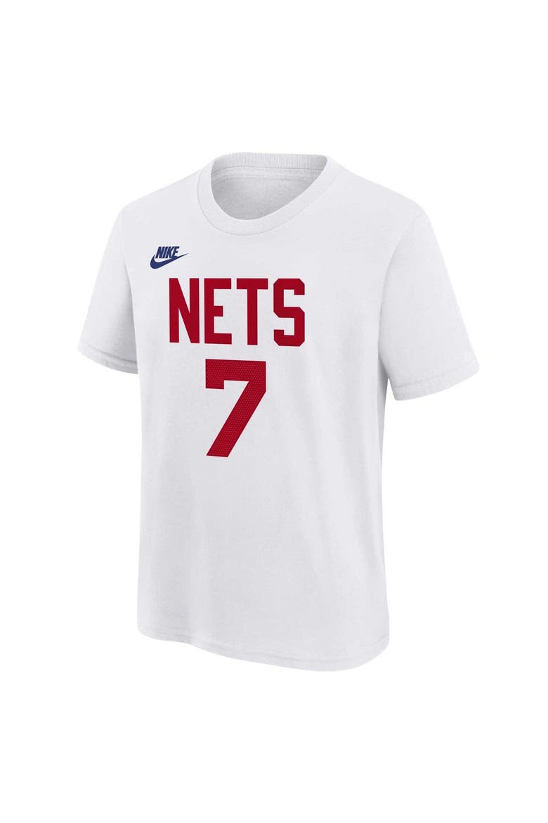 Youth Nike Kevin Durant White Brooklyn Nets 2022/23 Classic Edition Name & Number T-Shirt, Alternate, color, White