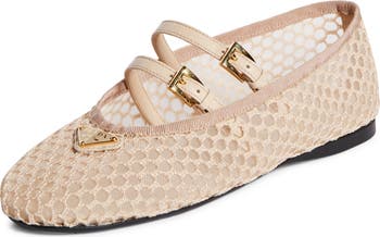 PRADA Prada プラダ Mesh Ballerina flats Shoes 1F915NF005099 28215825_57669408_600.jpg