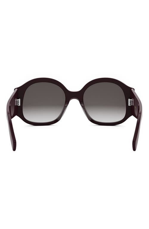 Celine Maxi Triomphe 54mm Round Sunglasses