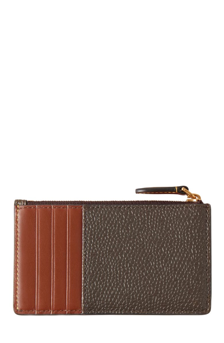 Mulberry Heritage Leather Zipped Long Card Holder, Alternate, color, 