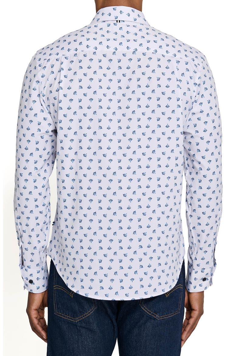 Whyte Spring Long Sleeve Performance Shirt, Alternate, color, WHITE/BLUE