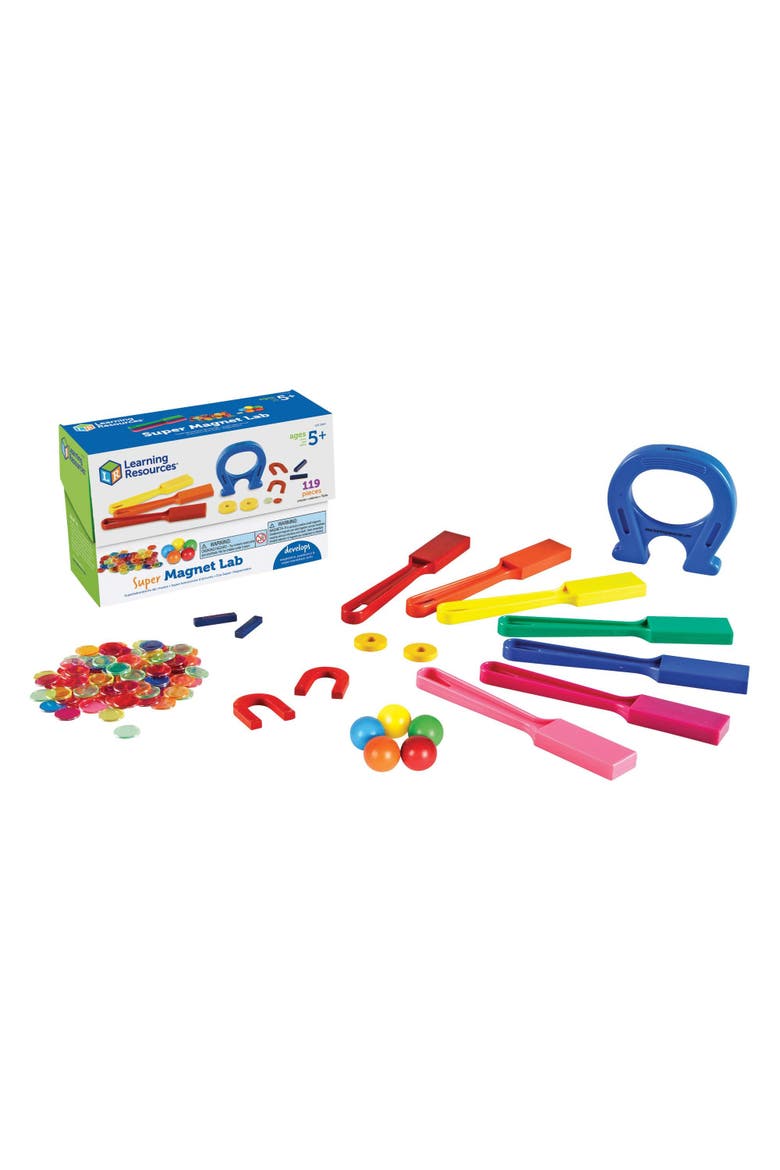 Super Magnet Lab - 119 Pieces, Alternate, color, Multicolored