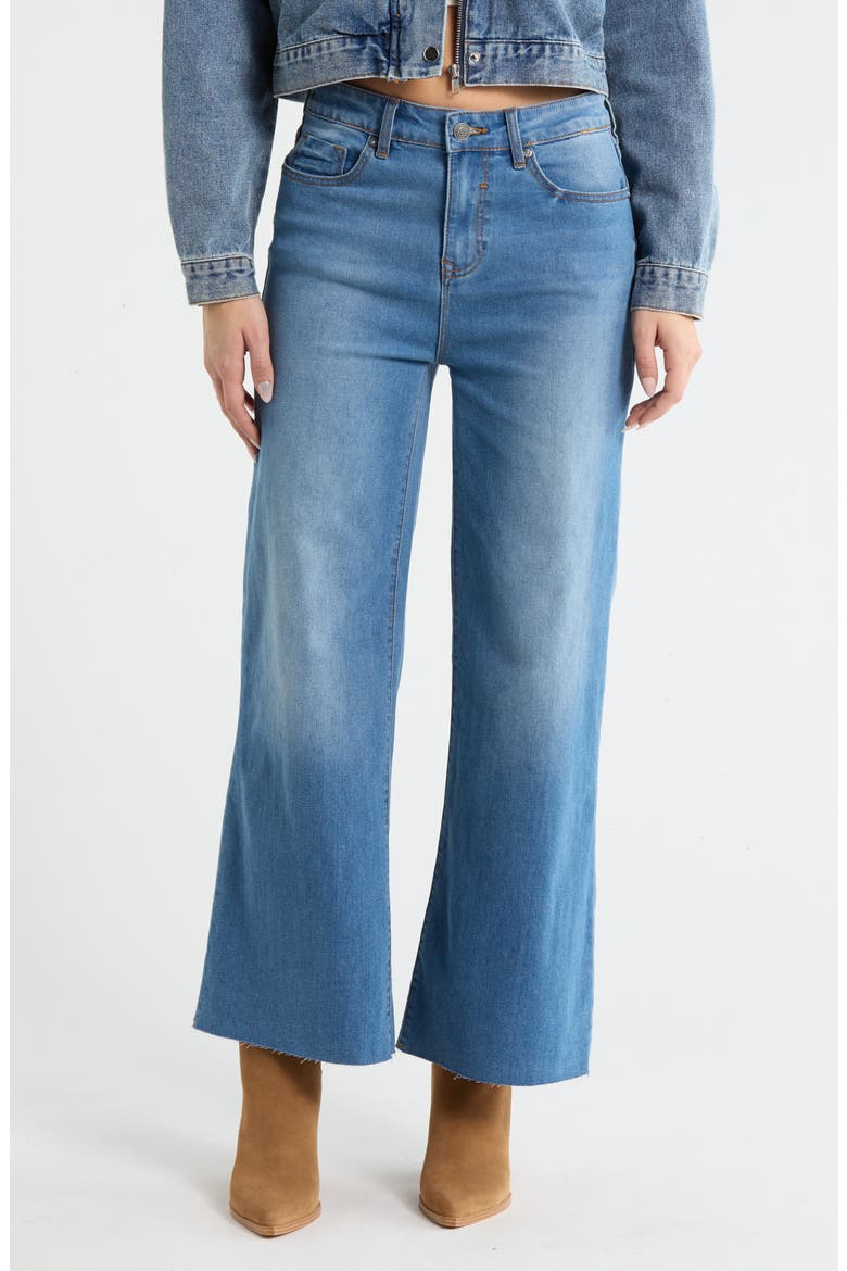 Retro Wide Leg Jeans, Main, color, MEDIUM WASH