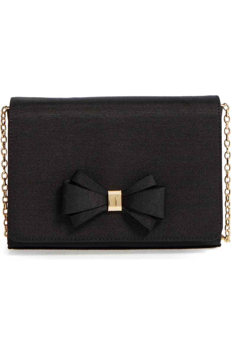 Ted Baker London Grosgrain Clutch, Main, color,
