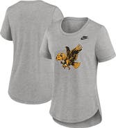 Nike Women's Nike Heather Gray Iowa Hawkeyes Legacy Tri-Blend T-Shirt