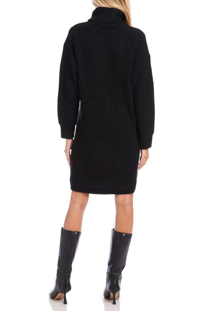 Karen Kane Long Sleeve Turtleneck Sweater Dress, Alternate, color,
