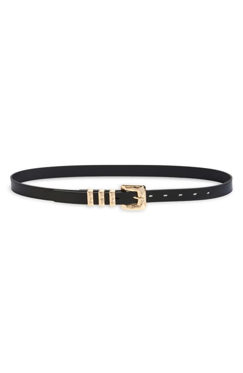 Nordstrom Molten Buckle Leather Belt
