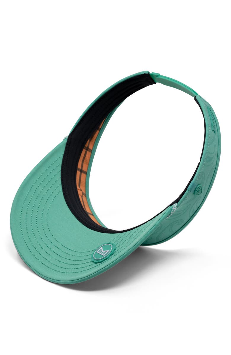 Melin Coast Hydro Performance Visor, Alternate, color, Neon Aqua