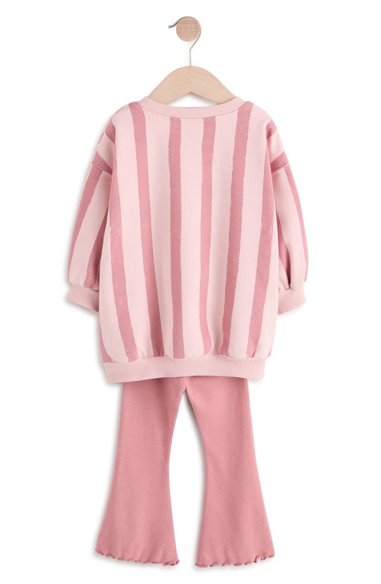 NEXT Kids' Bee Happy Sweatshirt & Flare Leggings Set, Alternate, color, 