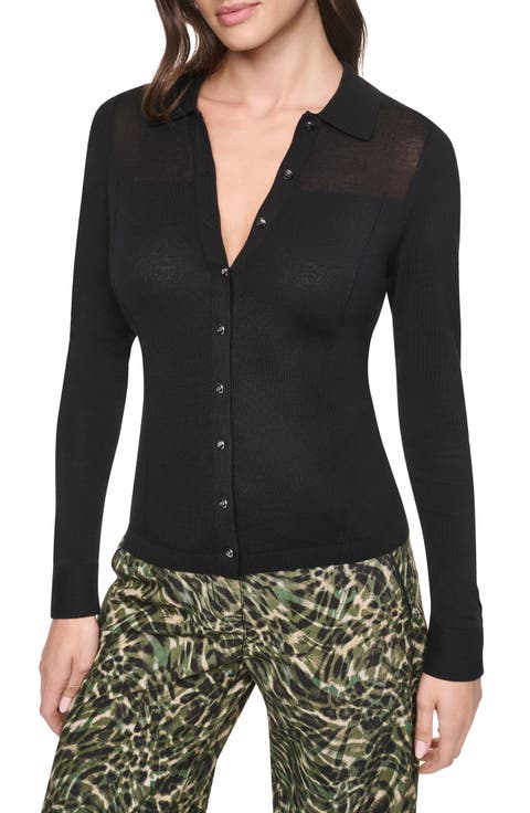 Colorblock Cotton Cardigan
