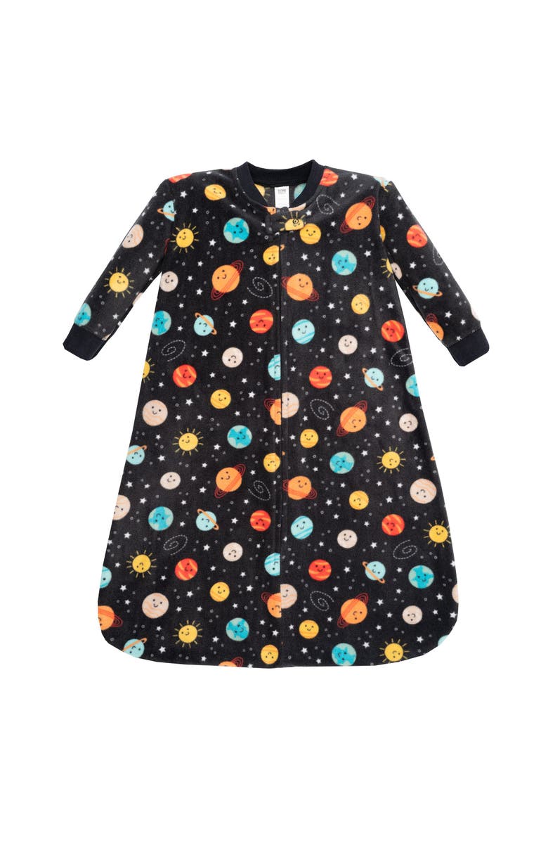 Hudson Baby Fleece Long-Sleeve Sleeping Bag, Main, color, Happy Planets