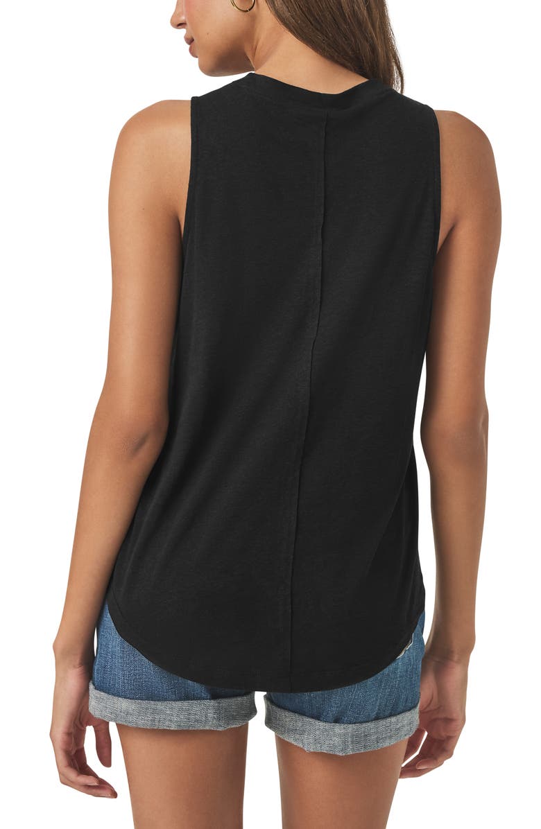 Splendid Cady Crewneck Linen Blend Tank, Alternate, color, 