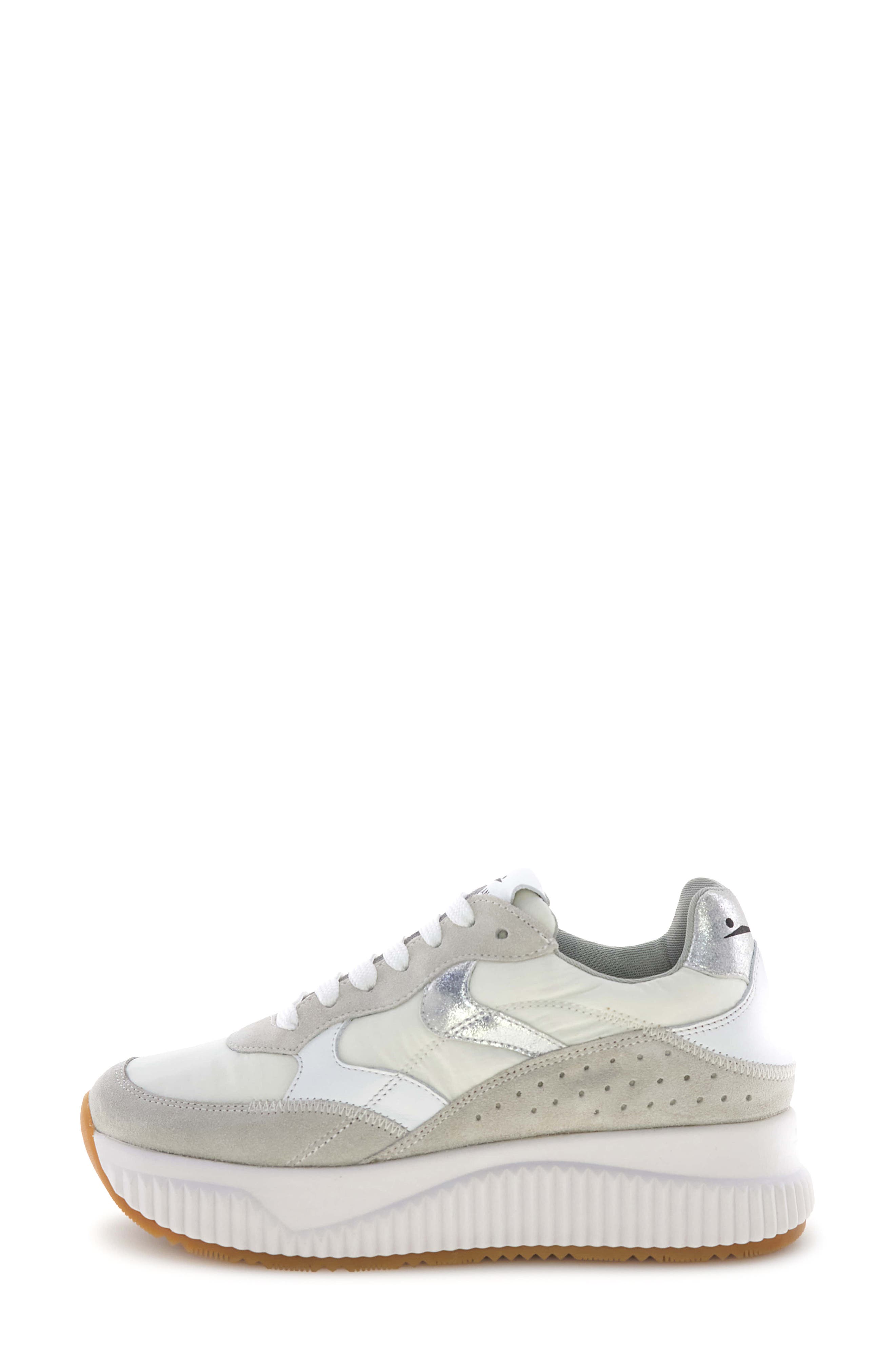 Lana Fresh Metallic Sneaker, Alternate, color, ICE WHITE
