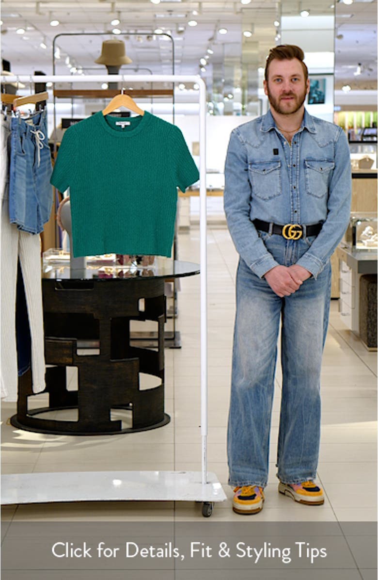 Bouclé Knit Sweater Top, sales video thumbnail