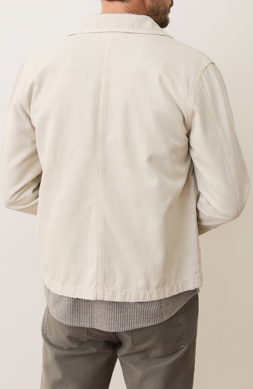 Marine Layer Patrick Canvas Overshirt In Neutral